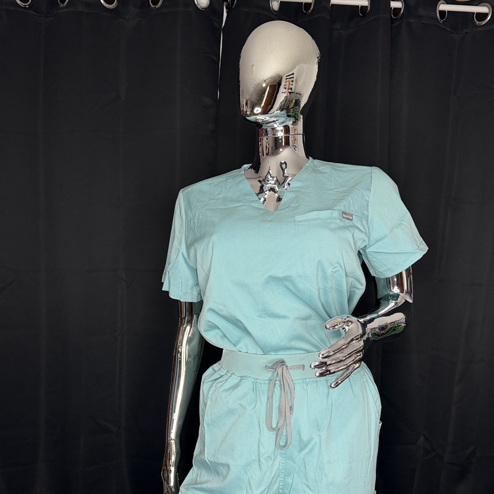 Light Blue Scrub Set